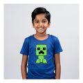 Polera Color Algodón 100% Niños Ilustracion MInecraft