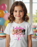 Polera Roblox Niñas Cumpleaños Personalizada Algodon