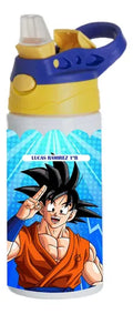 Botella Agua Colegio Dragon Ball Z Goku Personalizada Niños