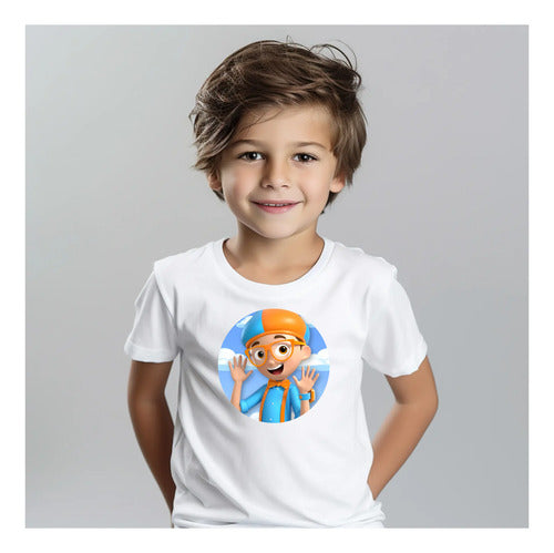 Polera Color Algodón 100% Niños Bli Youtube Pi