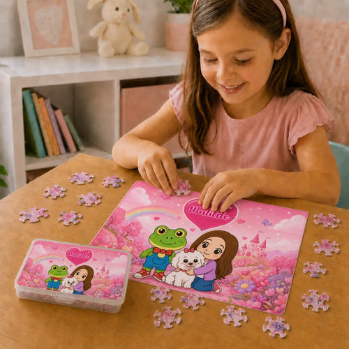 Puzzle Rompecabezas Personalizado Lara Campos Nombre