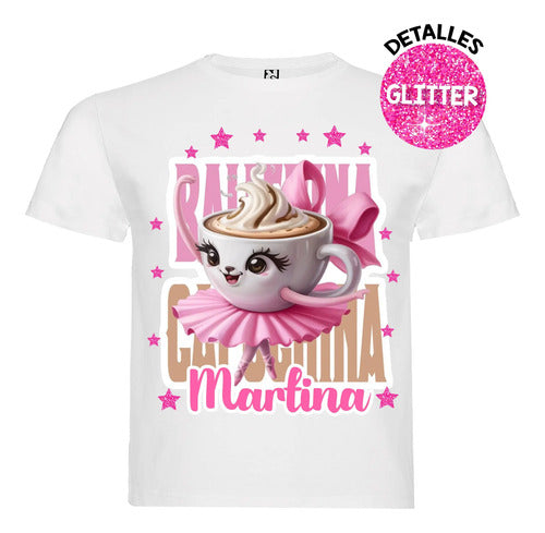 Disfraz Vestido Ballerina Capuccina Personalizado Polera + Tutú Niñas