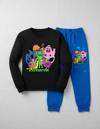Pijama Largo Garten Of Banban Niños Algodón Personalizado