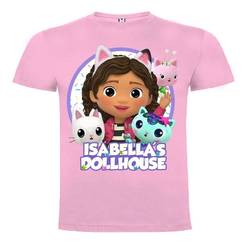 Polera La Casa De Gabby Niñas Personalizada Algodón 100%