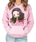 Polerón Kimetsu Demon Slayer Niñas Personalizado Algodón 2