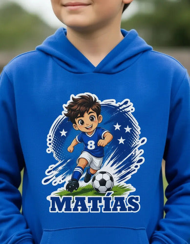 Buzo Futbol Niño Conjunto Deportivo Personalizado Algodon