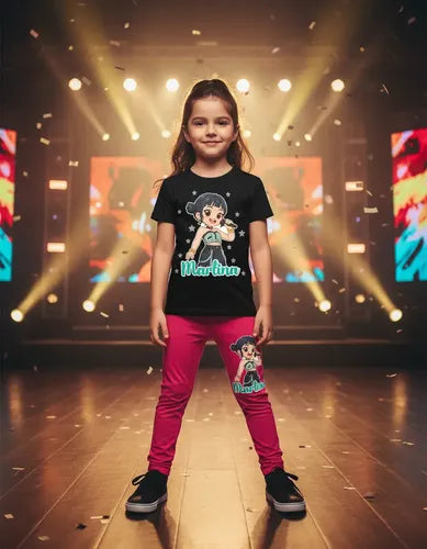 Polera Calza Zoey Huntrix Demon Hunters K Pop Personalizado