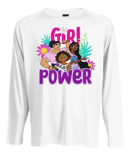 Camiseta Polar Manga Larga Polera Niñas Encanto Hermanas