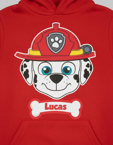 Polerón+pantalón De Buzo Marshall Paw Patrolpersonalizado