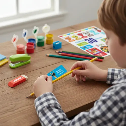Etiquetas Escolares Personalizadas Sprunki Utiles Adhesivas