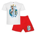 Pijama Corto Niñoss Algodon Messi Copa Del Mundo