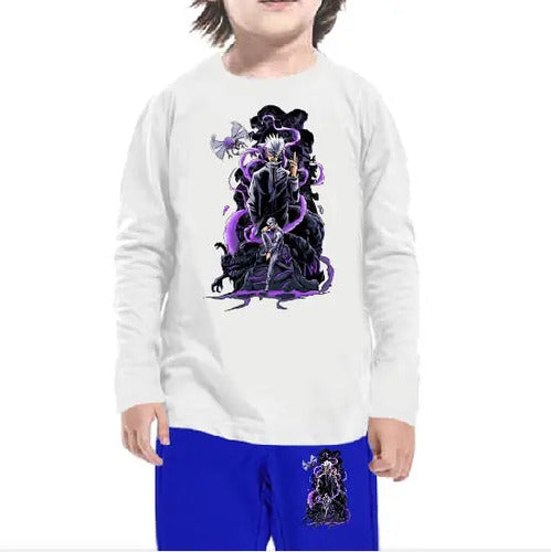 Pijama Largo Niños Algodon Jujutsu Kaisen Satoru Gojo