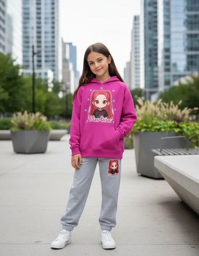 Buzo Mira Huntrix Guerreras Kpop Personalizado Niña Conjunt