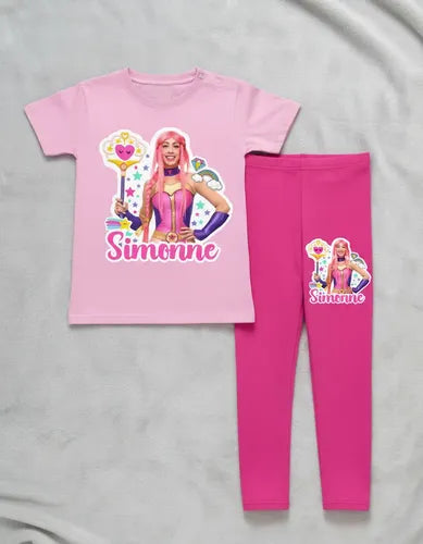 Polera Y Calza Luli Pampin Conjunto Niñas Personalizado