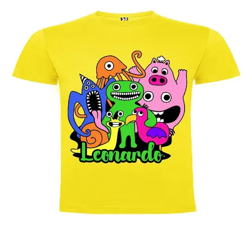 Polera Garten Of Banban Niños Personalizada Algodón 100%  D1
