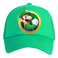 Jockey Gorro Niños Luigi Bros Regalo Navidad Verde Musgo 2-12