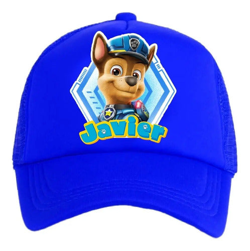 Jockey Chase Paw Patrol Pelicula Niños Personalizado  Azul Talla Niños