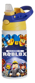 Botella Agua Colegio Roblox Personalizada Niños