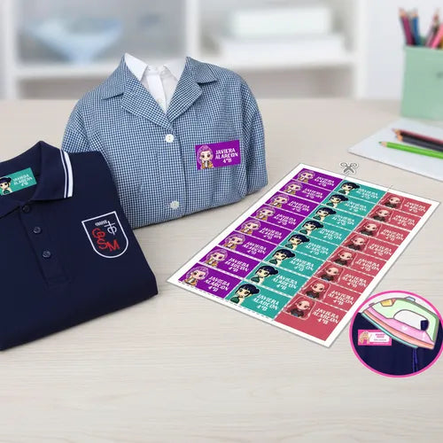 Etiquetas Escolares Personalizadas Huntrix Guerreras K Pop