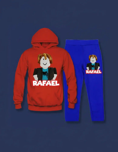 Poleron Pantalón De Buzo Roblox Personalizado Regalo Cumple