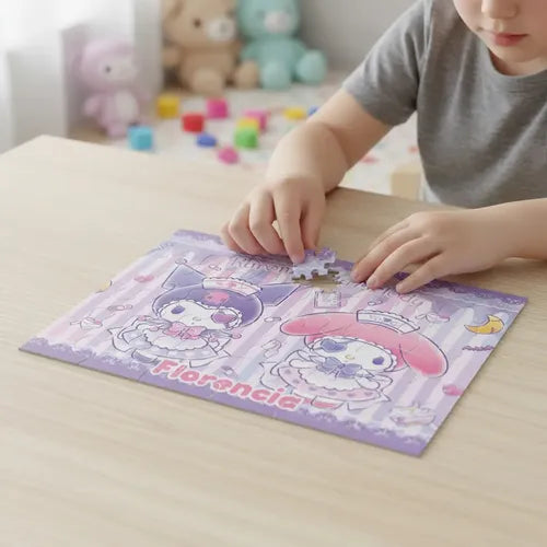 Puzzle Rompecabezas My Melody Kuromi Personalizado Niñas
