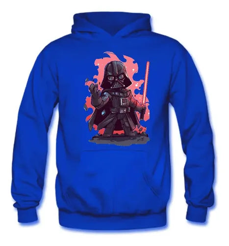 Polerón Canguro Algodón Niños Darth Vader Star Wars