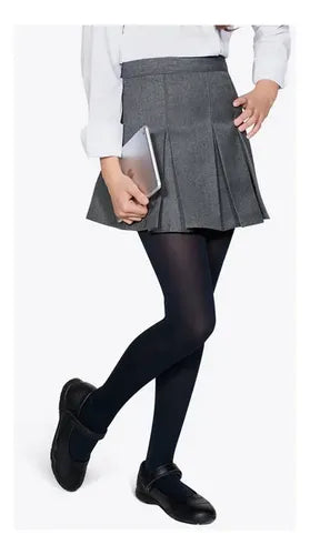 Pack 2 Calzas Niña Polar Stretch Escolar Azul Colegio