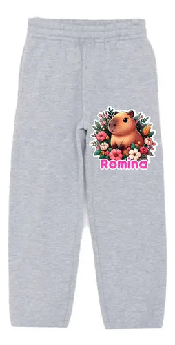 Buzo Capibara Niñas Personalizado Pantalon Poleron Conj
