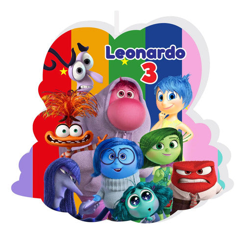 Vela Intensamente 2 Cumpleaños Personalizada Niños