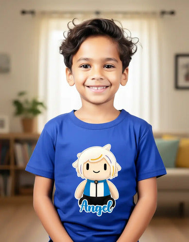 Polera Chuy Mine Personalizada Niños Algodón 100%