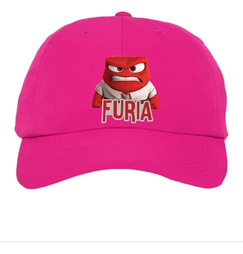Jockey Gorro Niños Intensa Furia Regalo Pelicula Mente