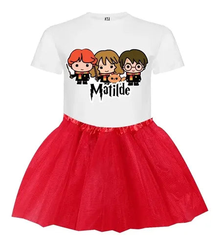 Disfraz Harry Potter Y Amigos Niñas Personalizado