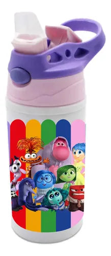 Botella Agua Colegio Intensamente 2 Niños Flex