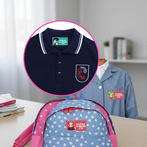 Etiquetas Escolares Personalizadas Huntrix Guerreras K Pop