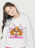 Polera Larga Skye Paw Patrol Hada Personalizada Niñas