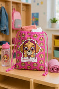 Mochila Bolsa Tela  Jardin Infantil Colegio Skye Paw Patrol Fucsia Estampado