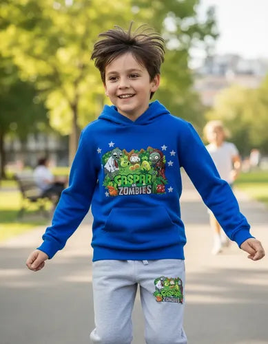 Buzo Plantas Vs Zombies Poleron Pantalon Personalizado Niños