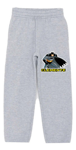 Buzo Batman Poleron Pantalon Personalizado Niños