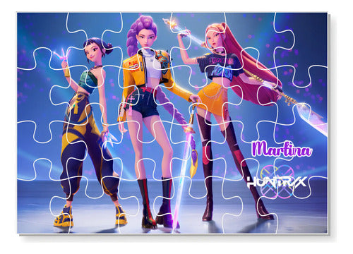 Puzzle Rompecabezas Huntrix Guerreras K Pop Personalizado 1