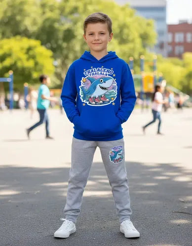 Buzo Tralalero Tralala Niño Pantalon Poleron Flex Conju