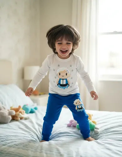 Pijama Largo Chuy Mine Niños Personalizado Algodon