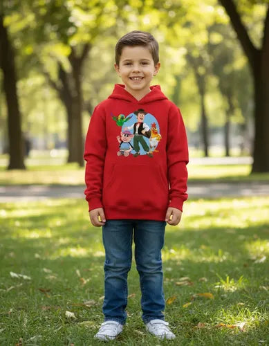 Polerón Canguro Algodón Niños Granja Zenon