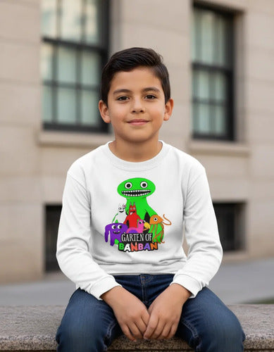 Camiseta Polar Manga Larga Polera Niño Garten Of Banban 2