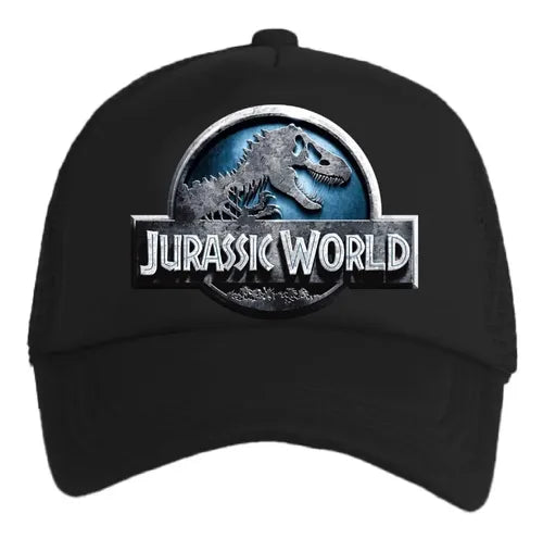 Jockey Gorro Niños Jurasic World Dinosaurios Regalo Navidad Negro