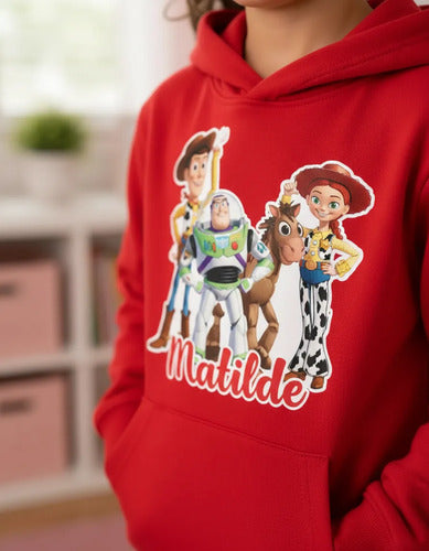 Buzo Toy Story Niñas Personalizado Conjunto Deportivo