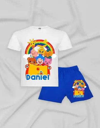 Pijama Plim Plim Amigos Personalizado Niños Y Niñas