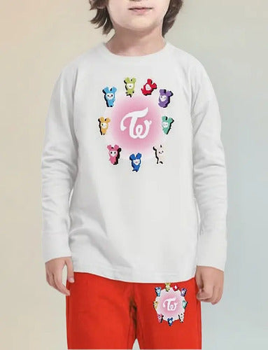 Pijama Largo Niñas Algodon Twice Lovely Lovelis Circulo