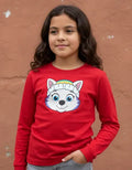 Polera Manga Larga Algodón Niñas Everest Paw Patrol
