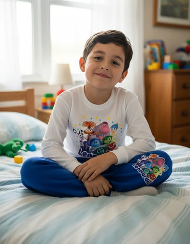 Pijama Largo Intensamente 2 Niños Algodón Personalizado