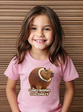 Polera Color Algodón 100% Niñas Niños Capibara Coconut Brain